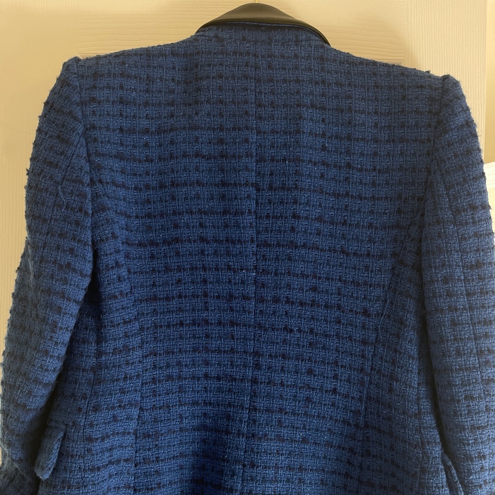 Blue Tweed Zara Blazer - Picture 2 of 4